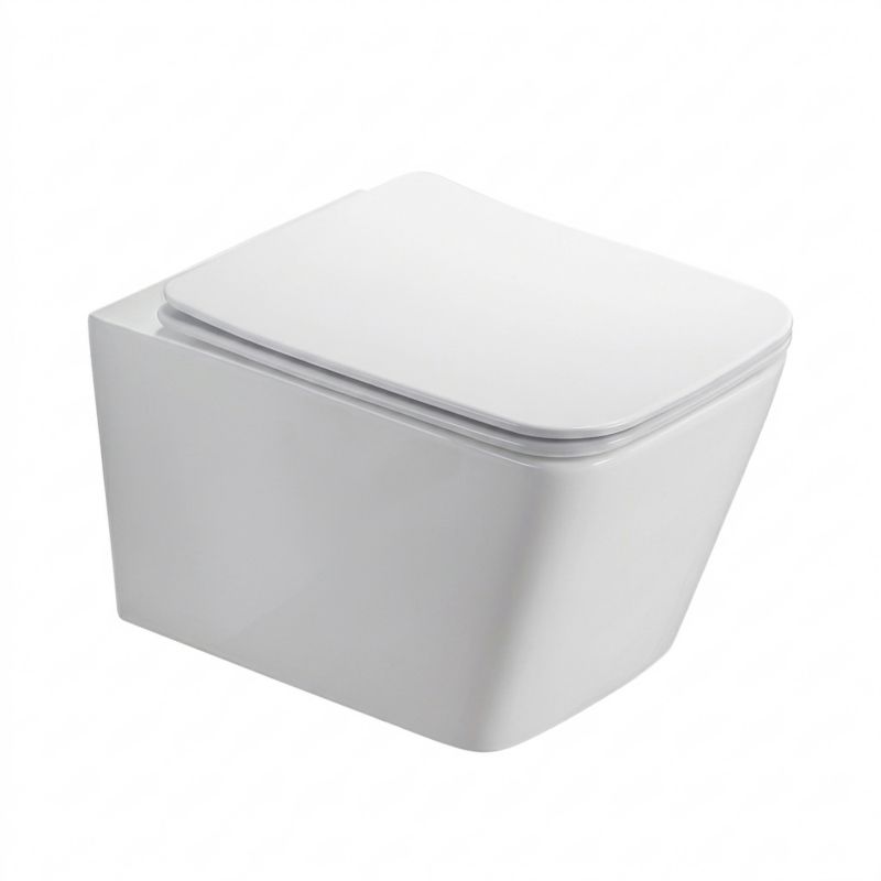 Væghængt Toilet Tornado Elegance Hvid 52x35x34,5 cm