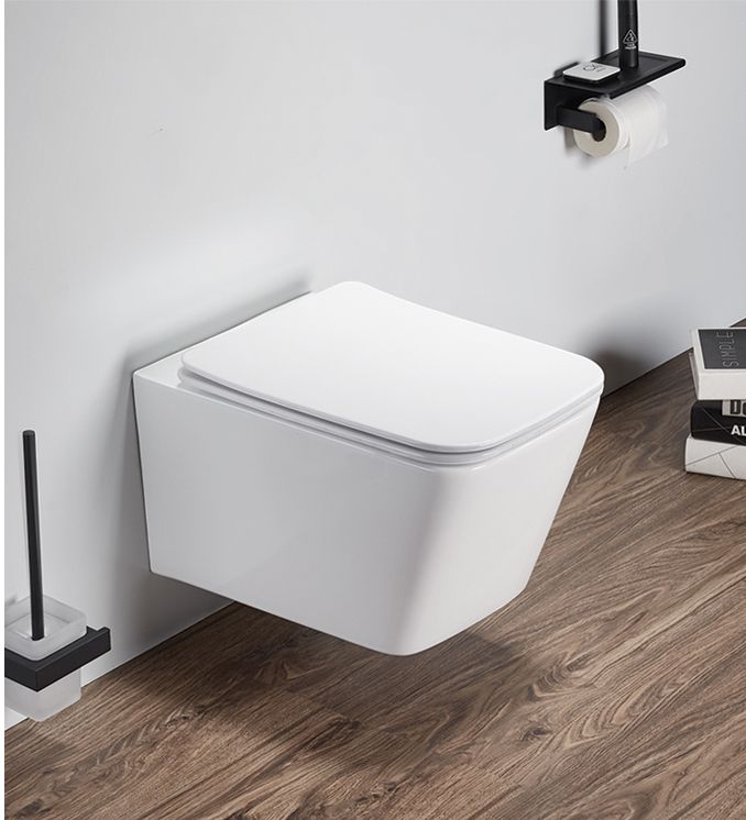Væghængt Toilet Tornado Elegance Hvid 52x35x34,5 cm