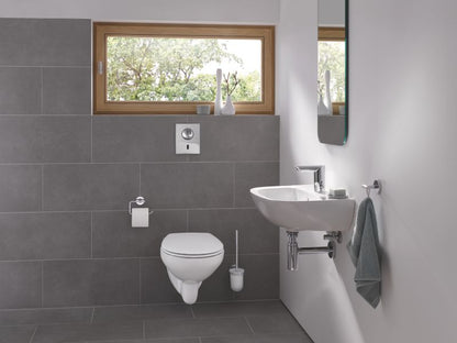 Væghængt Toilet Grohe Bau Ceramic Uden Skyllekant Hvid 53x37 cm Oval