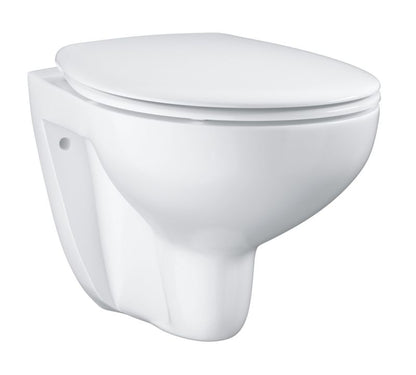 Væghængt Toilet Grohe Bau Ceramic med Softclose Sæde, Randløs, Hvid