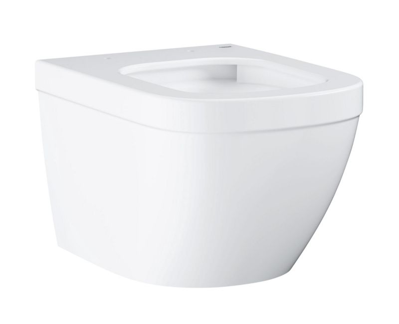 Væghængt Toilet Keramik Hvid Uden Krans 49 cm