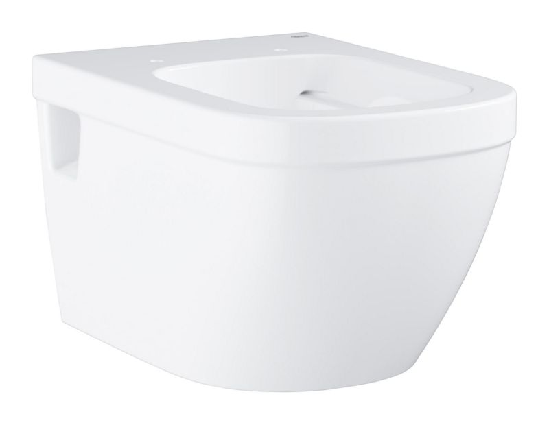 Væghængt Toilet 54 cm Hvid Keramik Uden Bræt