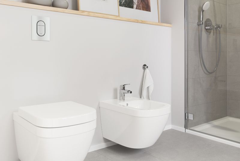 Væghængt Toilet 54 cm Hvid Keramik Uden Bræt