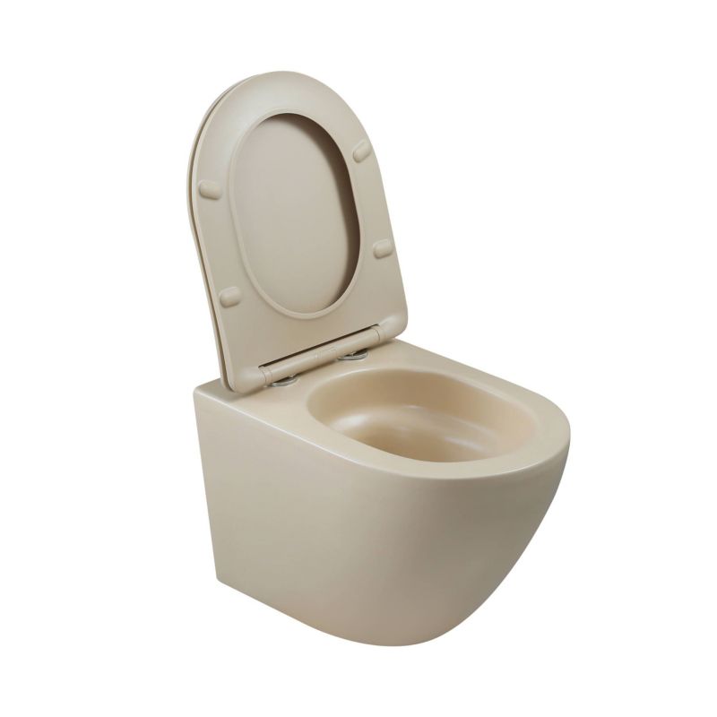 Væghængt Toilet Tavro Rund Cappuccino Mat 49x36x35 cm