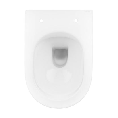 Væghængt Toilet Oltens Hamnes PureRim Hvid Oval 49 cm