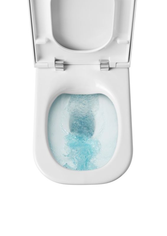 Væghængt Toilet med Stel Hvid Rimless 39,7 kg