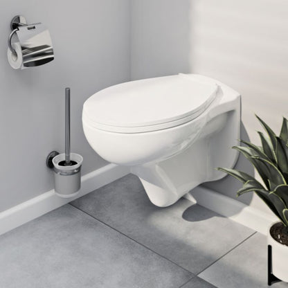 Væghængt Toilet Hvid Keramik 53,5x35x39,5 cm med Sæde | 3663602690702