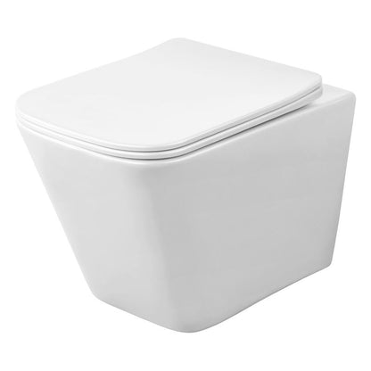 Væghængt Toilet Bravia Uden Skyllekant Hvid 48x35x36,5 cm