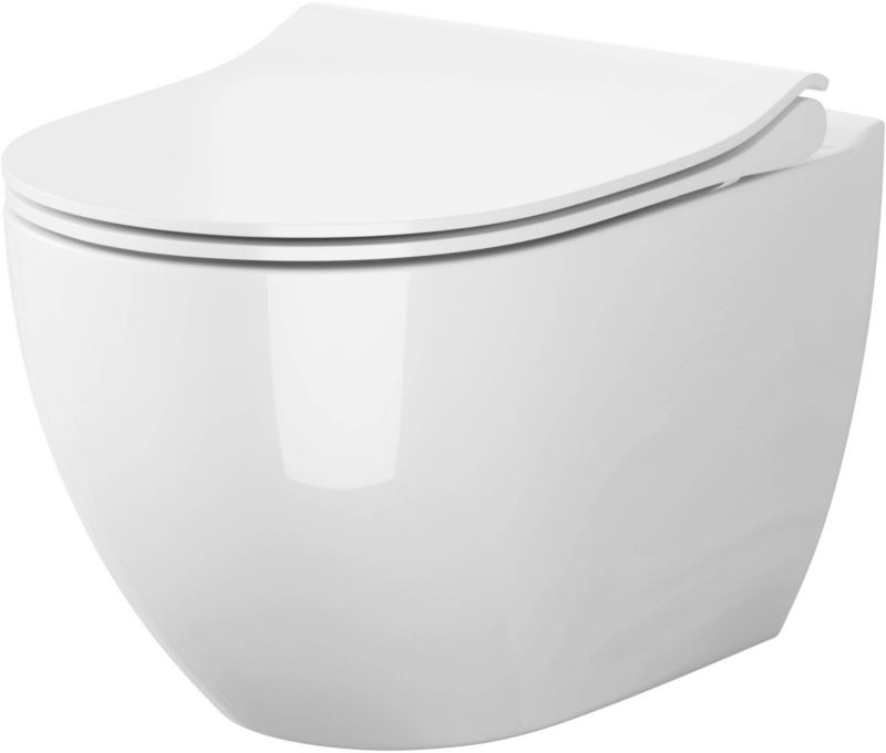 Væghængt Toilet Bari 50x36 cm Hvid | 5902115798276