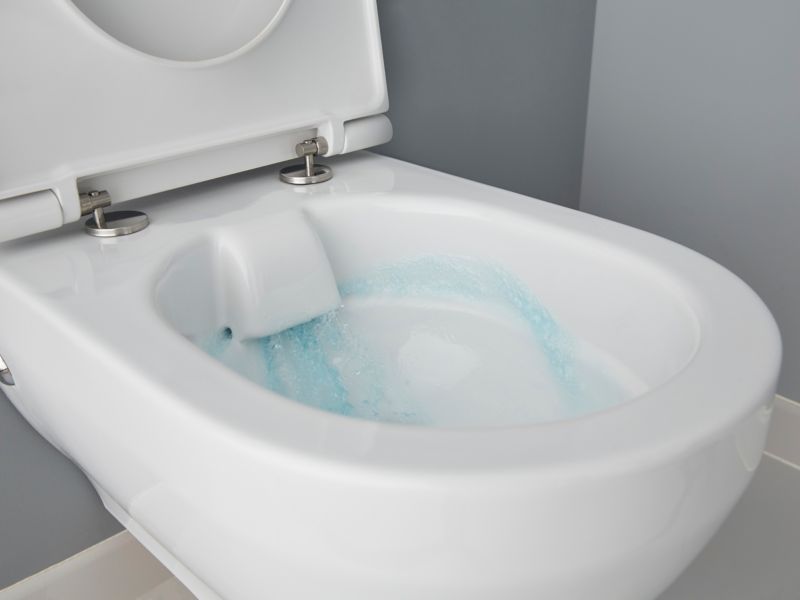 Vægmonteret toiletter GoodHome Cavally uden kant med soft-close sæde i duroplast