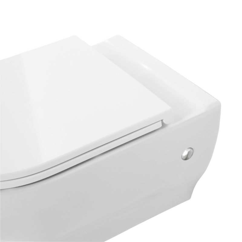 Vægmonteret toiletter GoodHome Cavally uden kant med soft-close sæde i duroplast