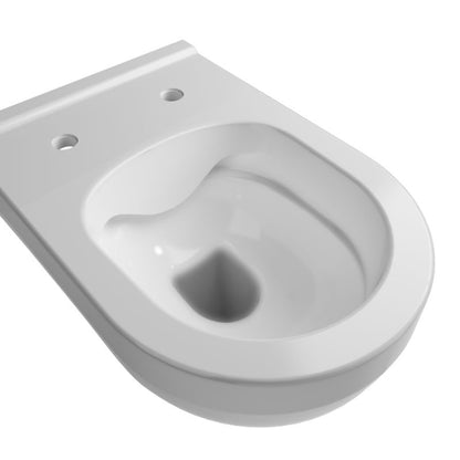GoodHome Cavally væghængt rimless toilet med softluk-sæde