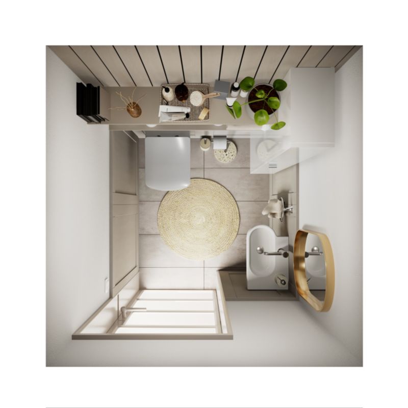 GoodHome Levanna væghængt rimless toilet med duroplast soft-close sæde