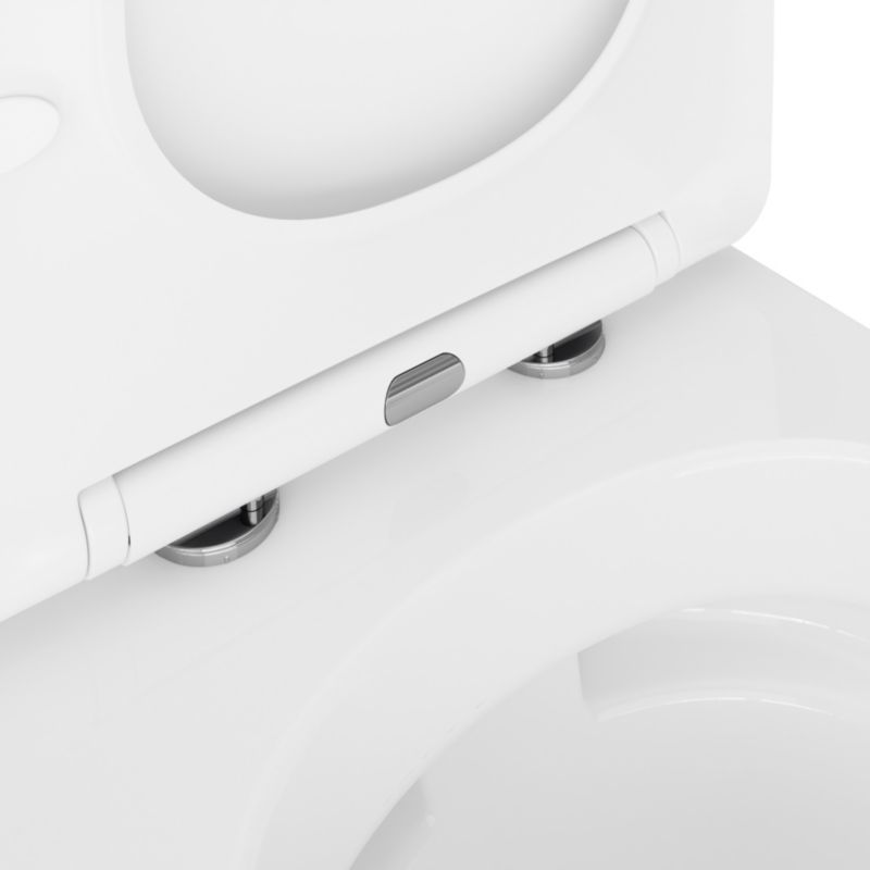 GoodHome Levanna væghængt rimless toilet med duroplast soft-close sæde