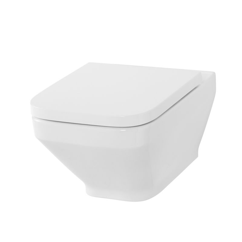 Vægmonteret GoodHome Teesta rimless toilet med softclose sæde