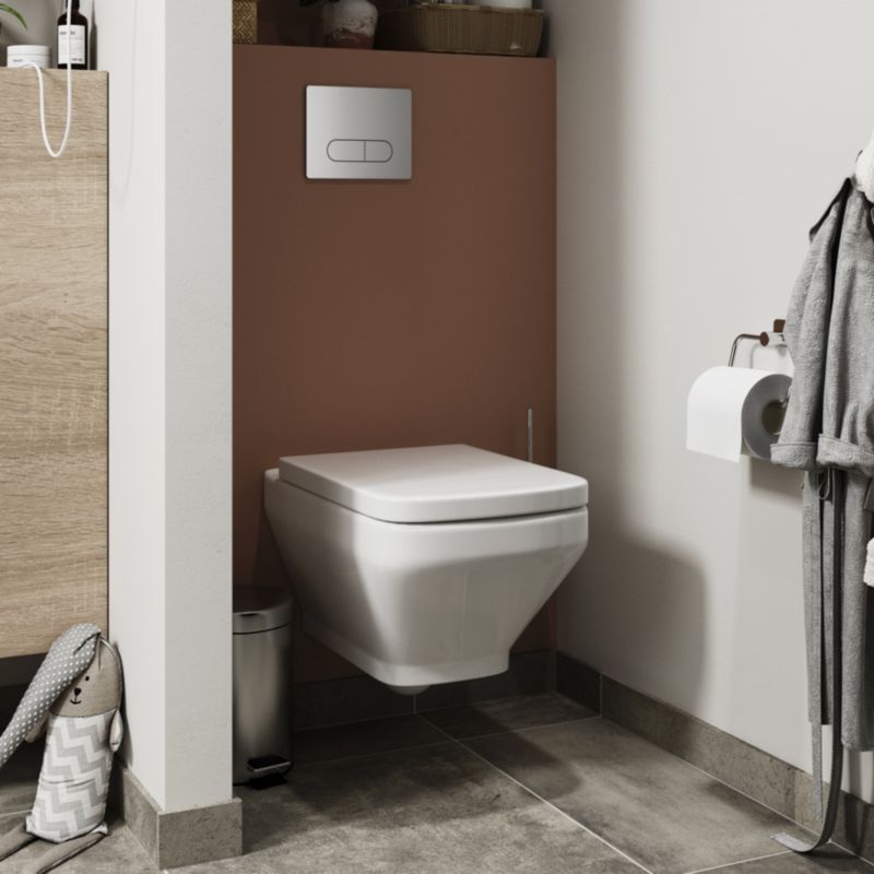 Vægmonteret GoodHome Teesta rimless toilet med softclose sæde