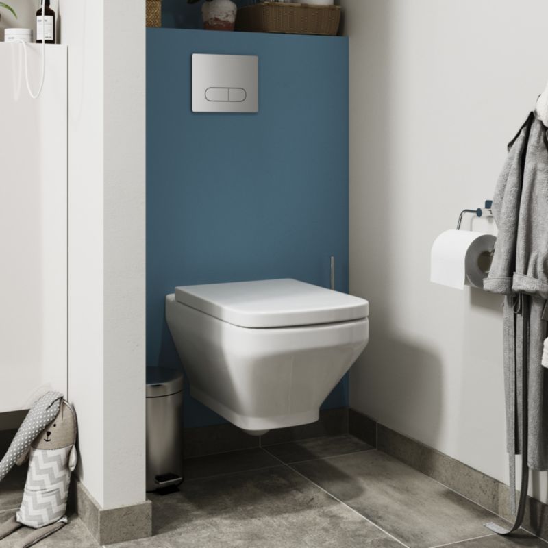 Vægmonteret GoodHome Teesta rimless toilet med softclose sæde