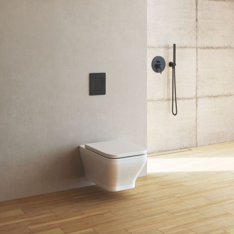 Vægmonteret GoodHome Teesta rimless toilet med softclose sæde