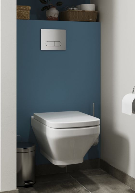Vægmonteret GoodHome Teesta rimless toilet med softclose sæde