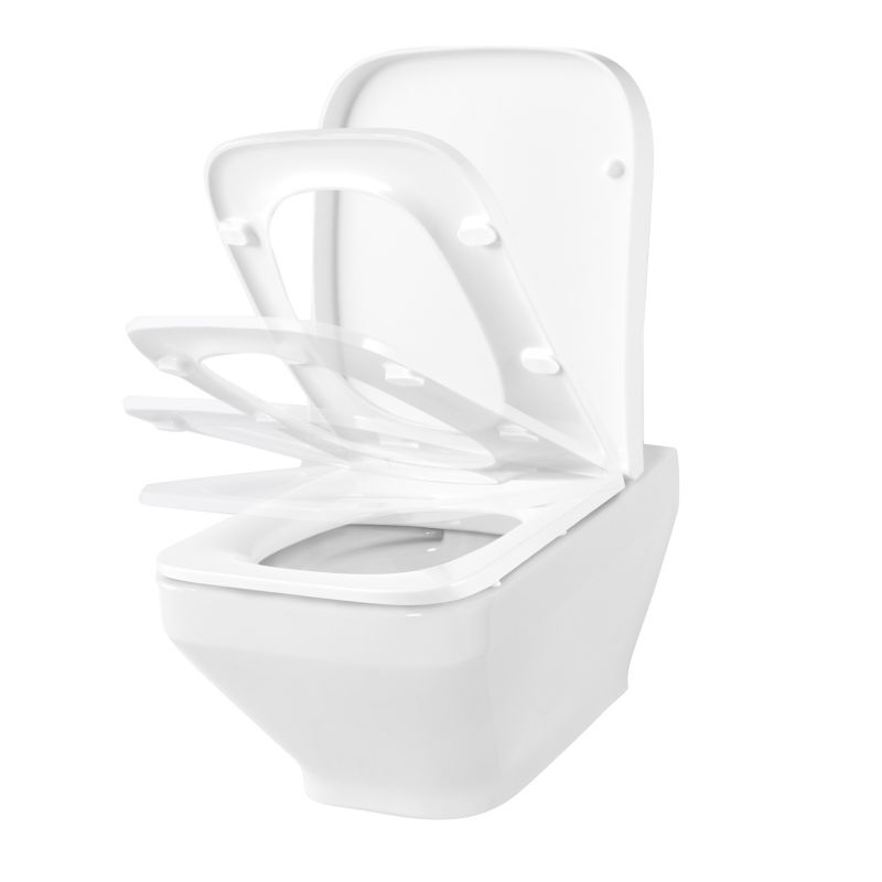 Vægmonteret GoodHome Teesta rimless toilet med softclose sæde