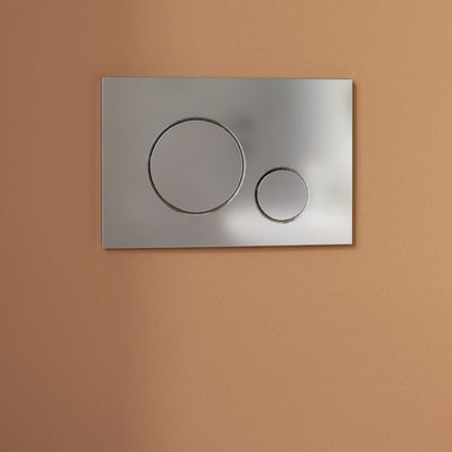 Væghængt Toilet Teesta Hvid Rund Uden Skyllekant 53x36x35 cm