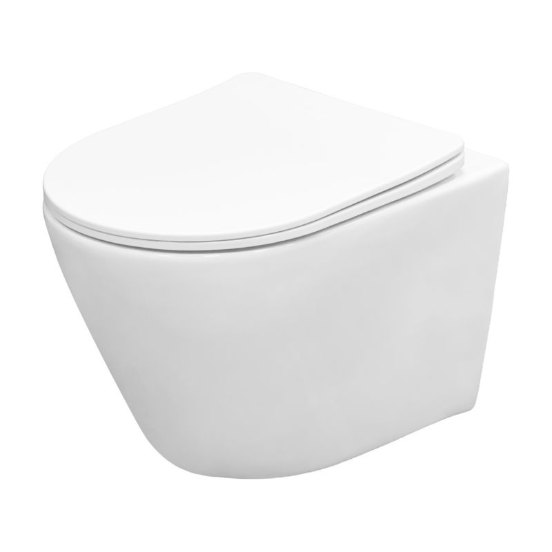 Væghængt Toilet Trissa Wir 49x36,5x36 cm med Soft-Close Sæde