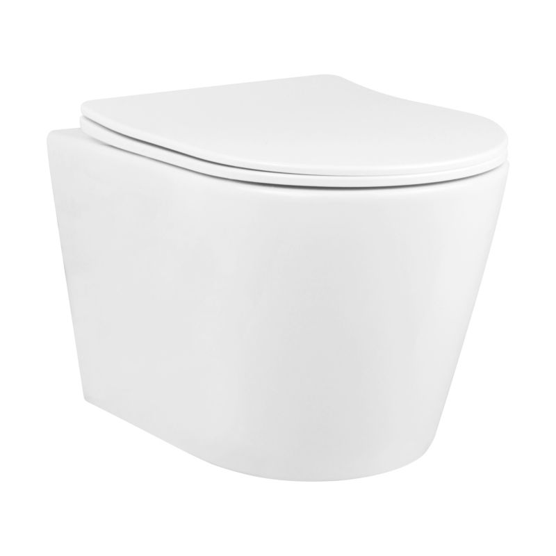 Væghængt Toilet Trissa Wir 49x36,5x36 cm med Soft-Close Sæde