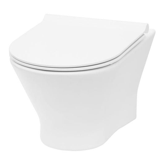 Roca Nexo Rimless væghængt toilet med soft-close sæde i duroplast