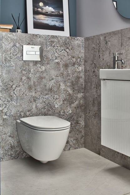 Væghængt Toilet Skyllefri 54x41 cm Hvid A34H0NGS00