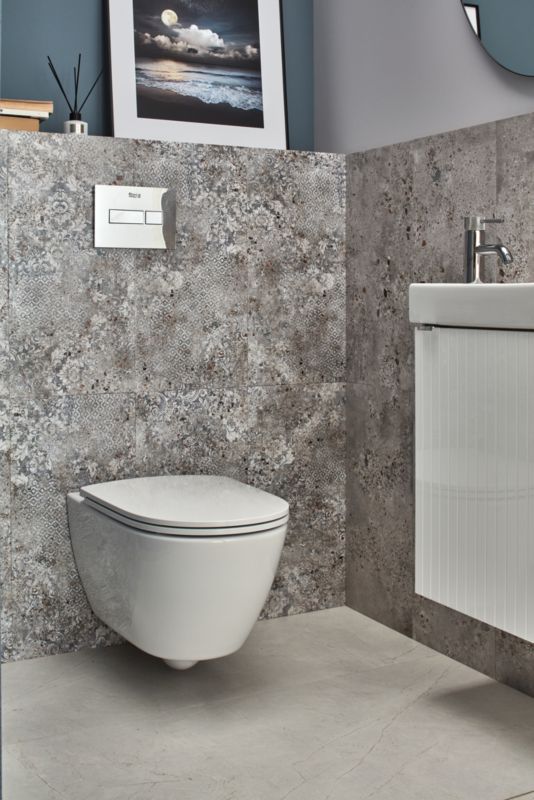 Væghængt Toilet Skyllefri 54x41 cm Hvid A34H0NGS00