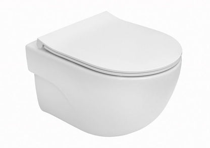 Væghængt Toilet Teras Rimless med Soft-Close Sæde