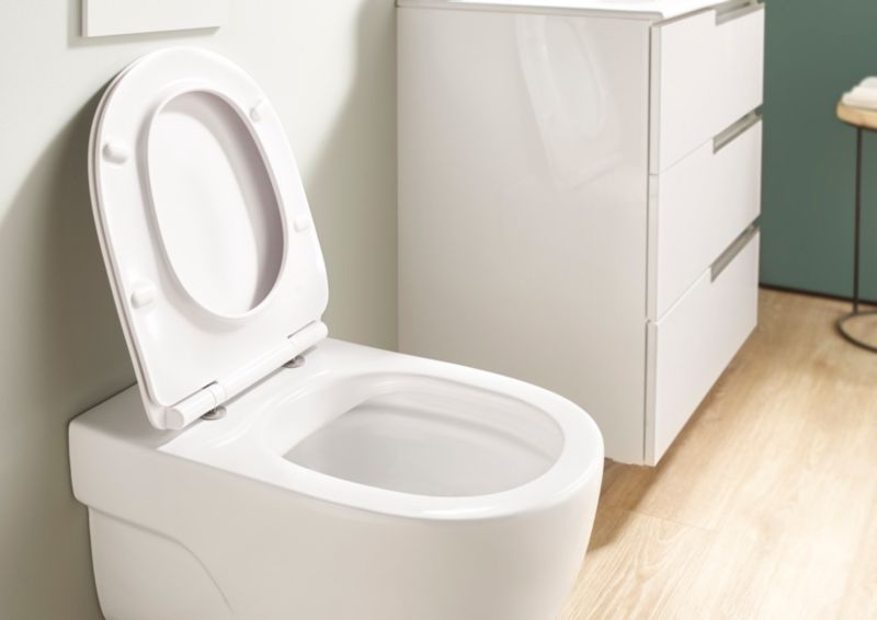 Væghængt Toilet Teras Rimless med Soft-Close Sæde