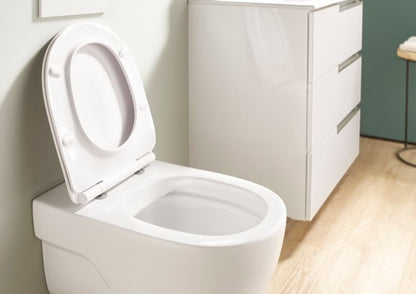 Væghængt Toilet Teras Rimless med Soft-Close Sæde