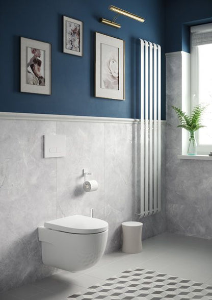 Væghængt Toilet Teras Rimless med Soft-Close Sæde