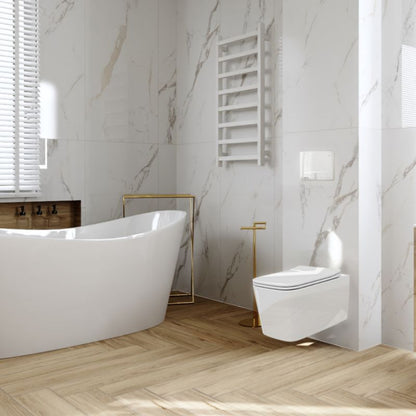 Solider Nill væghængt rimless toilet med duroplast soft-close sæde