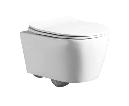 Væghængt Toilet Dino Rim Uden Kravel Hvid 48x36x37,5 cm