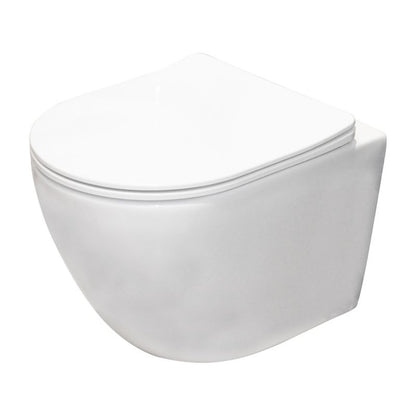 Orinoco Calma væghængt toilet uden kant med soft-close sæde i duroplast