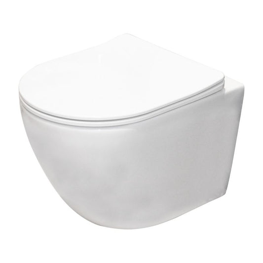 Orinoco Calma væghængt toilet uden kant med soft-close sæde i duroplast