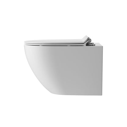 Væghængt Toilet Viva Tornado Uden Skyllekant med Låg Hvid 49x36x36 cm