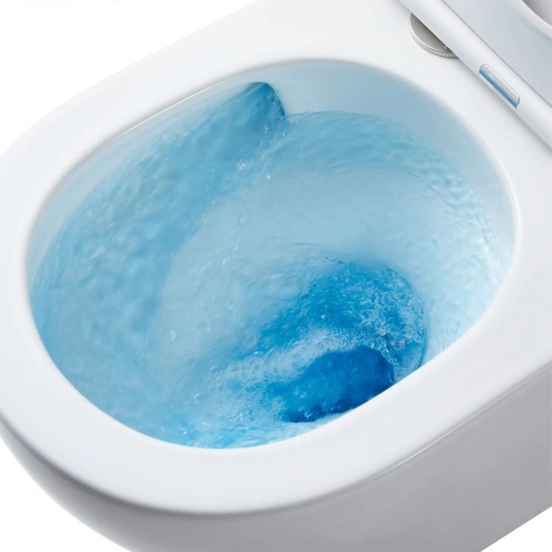 Væghængt Toilet Viva Tornado Uden Skyllekant med Låg Hvid 49x36x36 cm