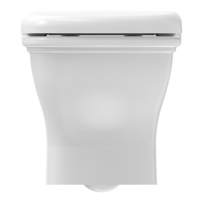 Væghængt Toilet Endell Hvid Rund Uden Skyllekant C889-WH