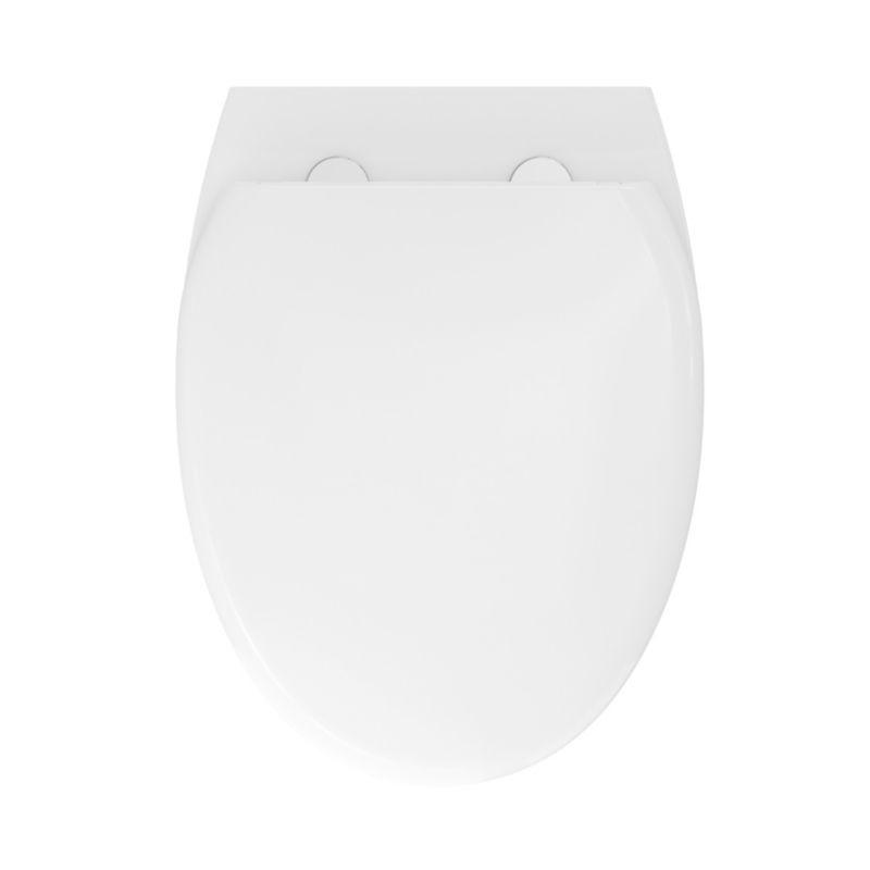 GoodHome Kentia væghængt rimless toilet med softclose sæde i hvid