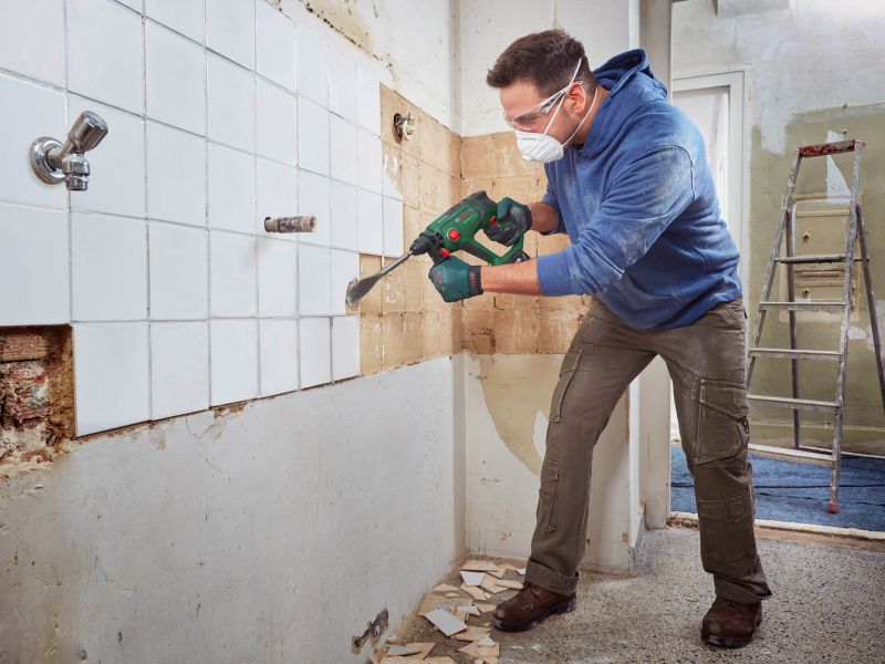 Bosch Universal 18 V borehammer uden batteri