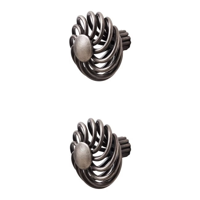 Møbelgreb Ajika Spiral 45 mm Sølv 2-Pak