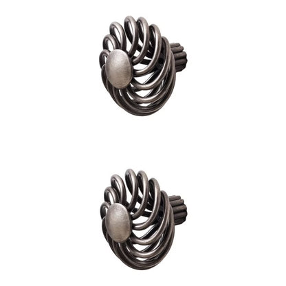 Møbelgreb Ajika Spiral 45 mm Sølv 2-Pak
