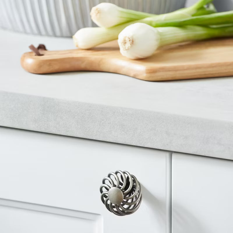 Møbelgreb Ajika Spiral 45 mm Sølv 2-Pak