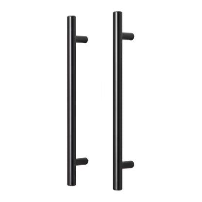 Møbelgreb Annatto 22 cm Sort Stål 2-Pak