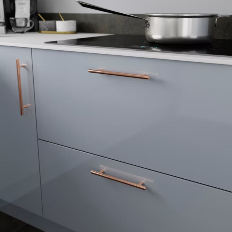 Møbelgreb Annatto T 220 mm Kobber 2-Pak