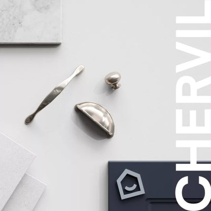 Møbelgreb Chervil 158 mm Stål 2-Pak