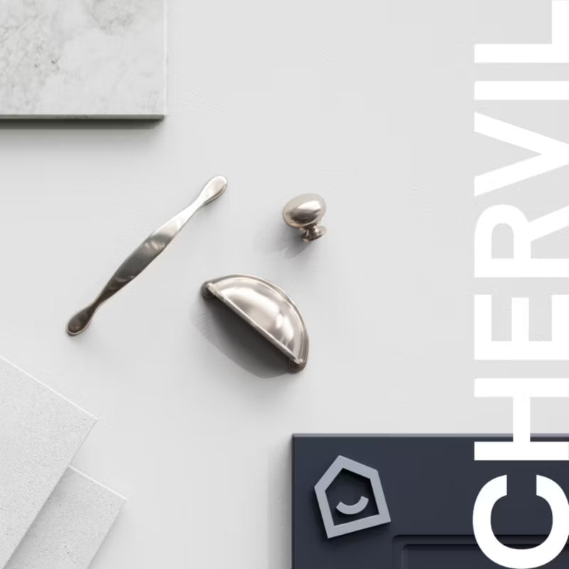Møbelgreb Chervil 158 mm Stål 2-Pak